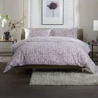 Tulle Single Reversible Duvet Set - Pink, Cotton