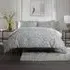 Tulle Super King Size Reversible Duvet Set - Natural, Cotton