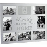 8 Aperture Photo Frame - Clear Glass