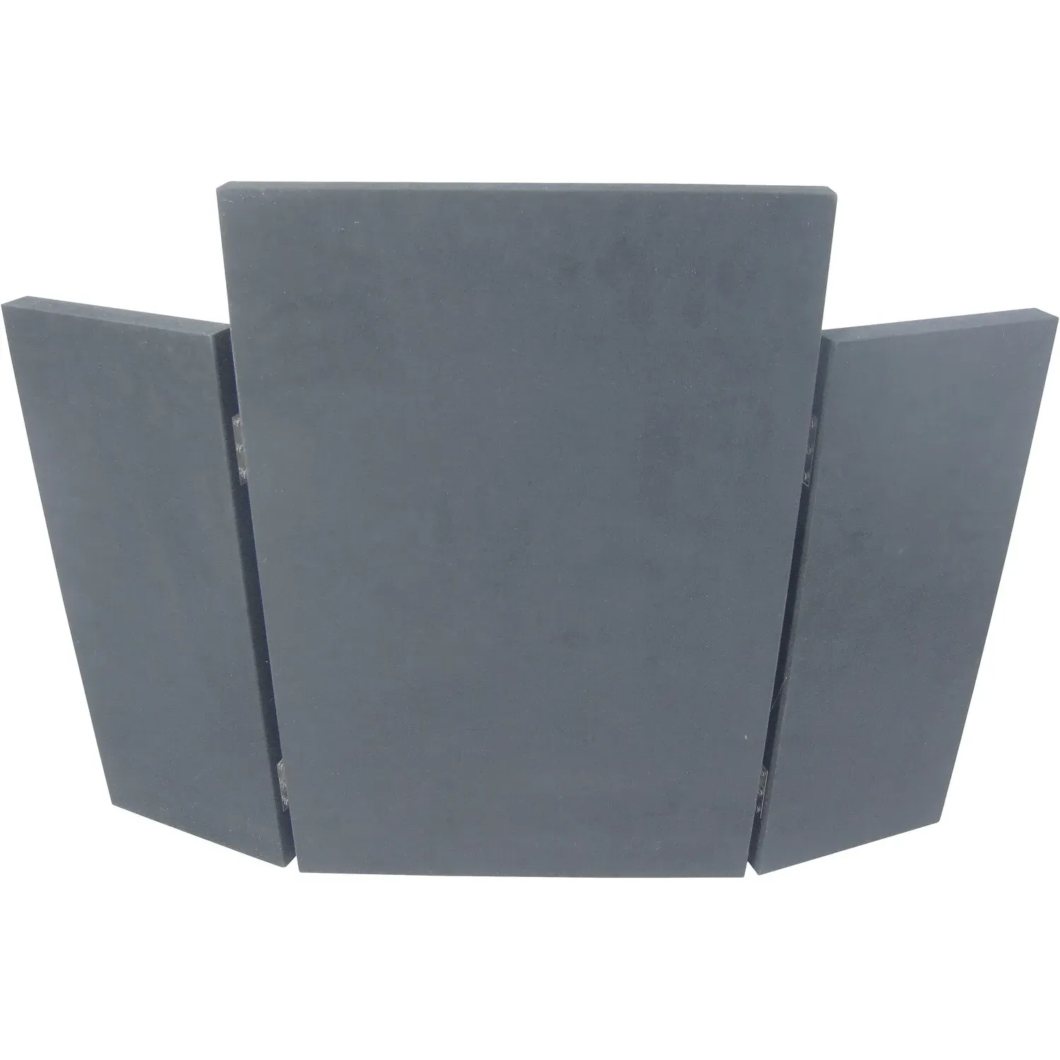 All Glass Trifold Dressing Table Mirror - Silver