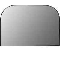 Arch Over Mantle Mirror - Black