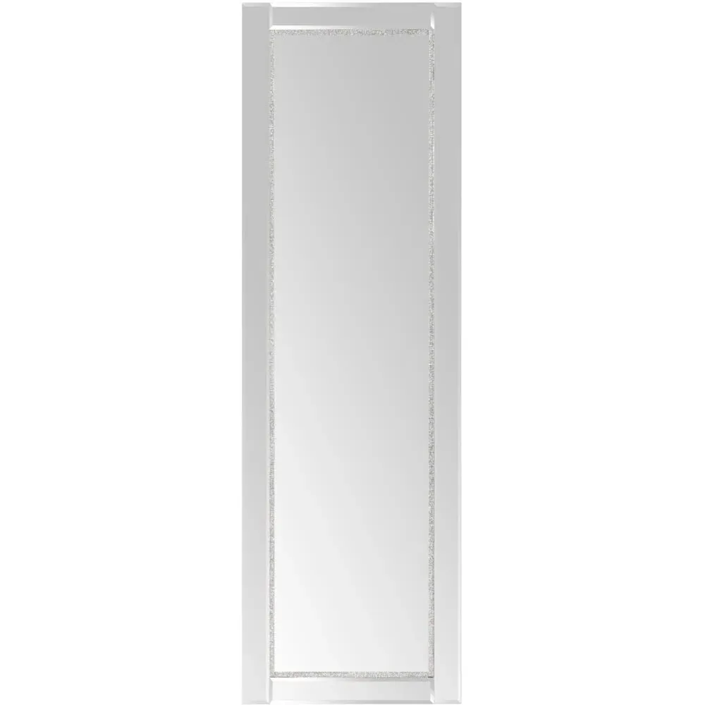 Aria Diamante Full-Length Dress Mirror - Silver
