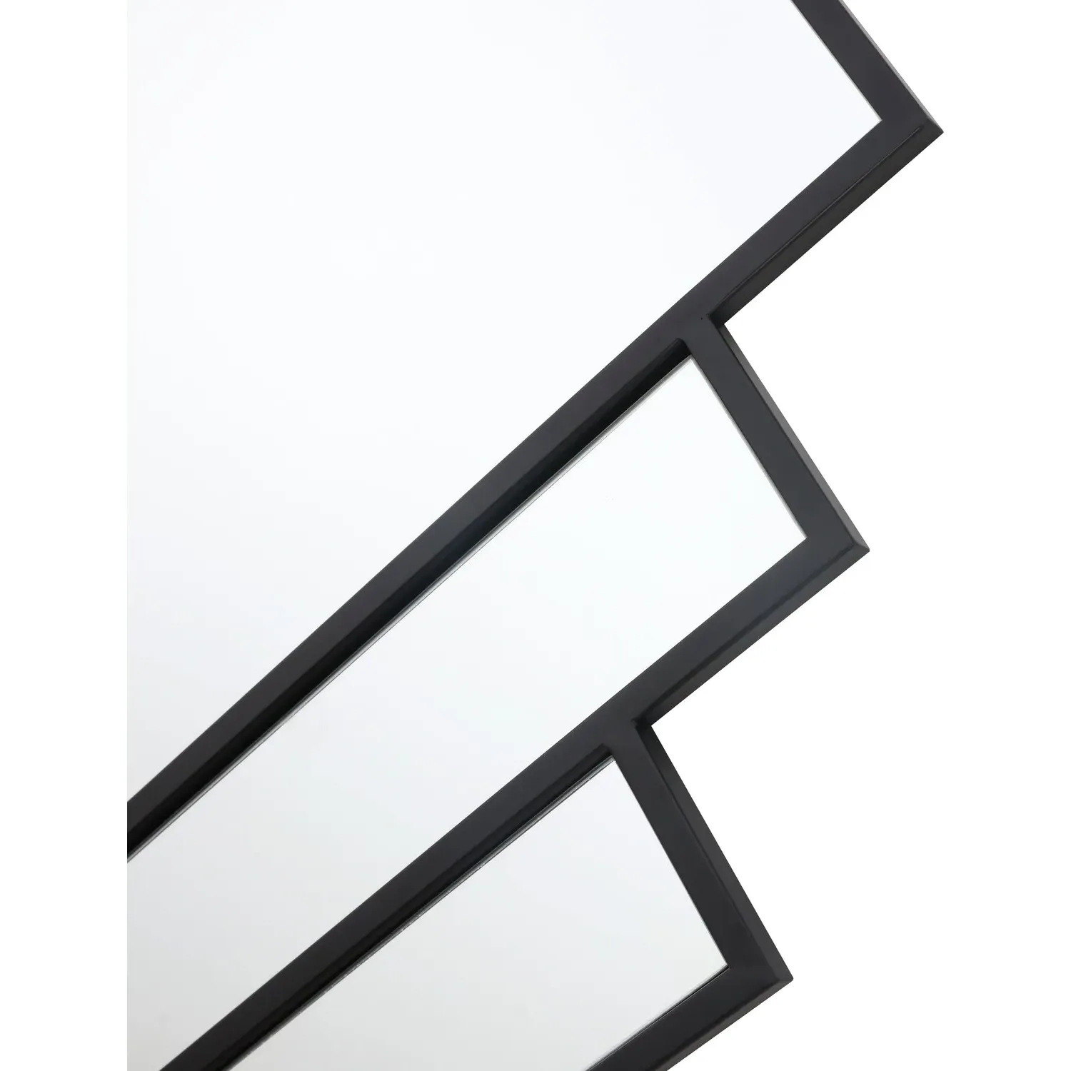 Art Deco Mirror - Black