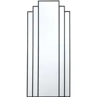 Art Deco Mirror - Black