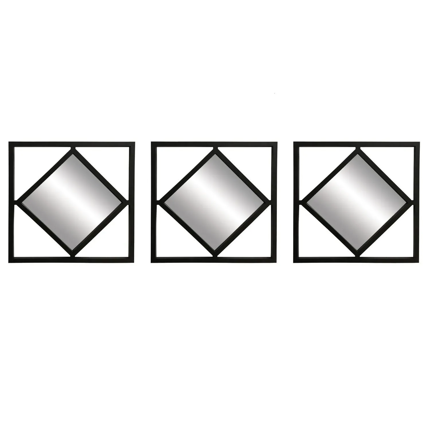 Boston Art Deco Mirrors Set of 3