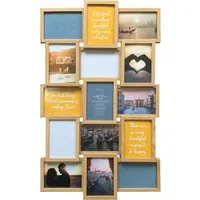 Canterbury Multi Aperture Photo Frame 5x7 inch - Brown