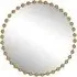 Circular Beaded Mirror 80cm - Gold