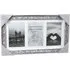 Crushed Jewelled 3 Aperture Photo Frame - Silver