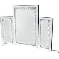 Crystal Effect LED Dressing Table Mirror