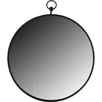 Dakota Round Wall Mirror - Black