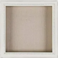 Deep Box Pin Photo Frame - Cream