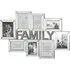 Diamante 8 Aperture Photo Frame - Silver