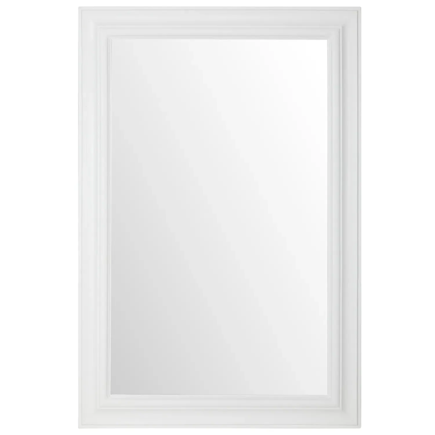 Essence Rectangular Wall Mirror 90cm - White