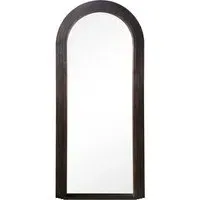 Evie Ridged Arch Lean Mirror - Brown
