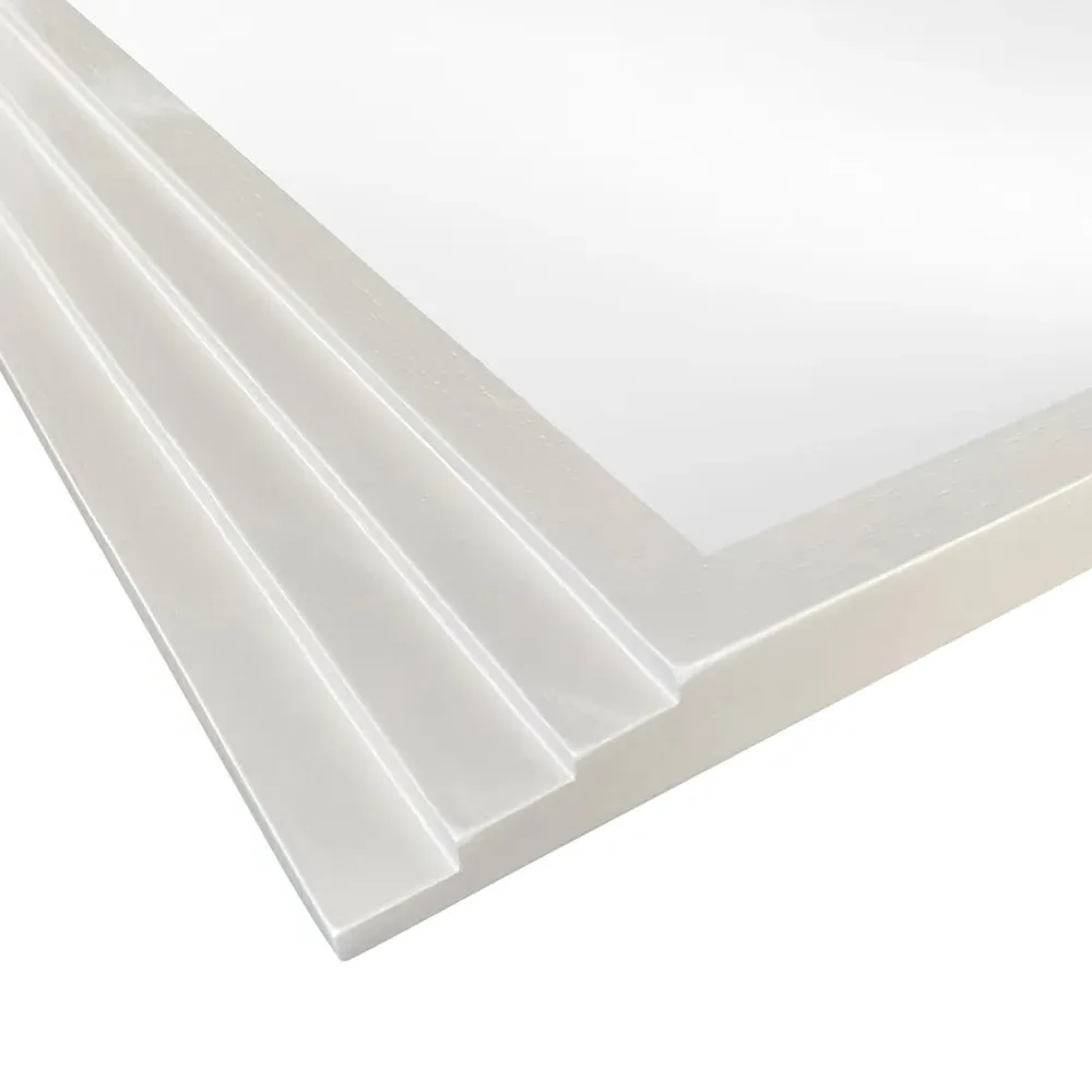 Evie Ridged Arch Lean Mirror - Cream