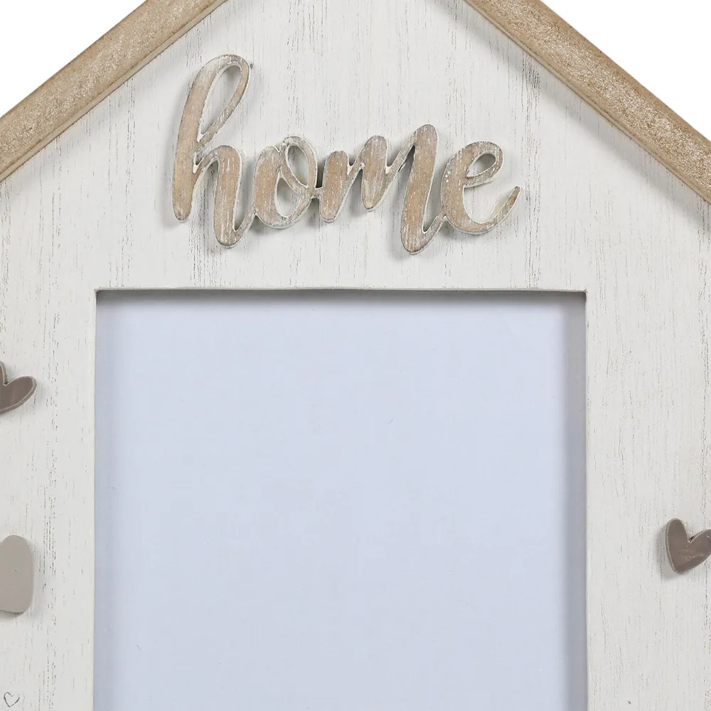 Family Home Photo Frame - White