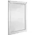 Florence Bevelled Corner Mirror - Silver