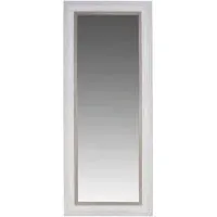 Gaia Washed Pattern Mirror - White