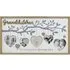 Grandchildren Heart Aperture Photo Frame - White
