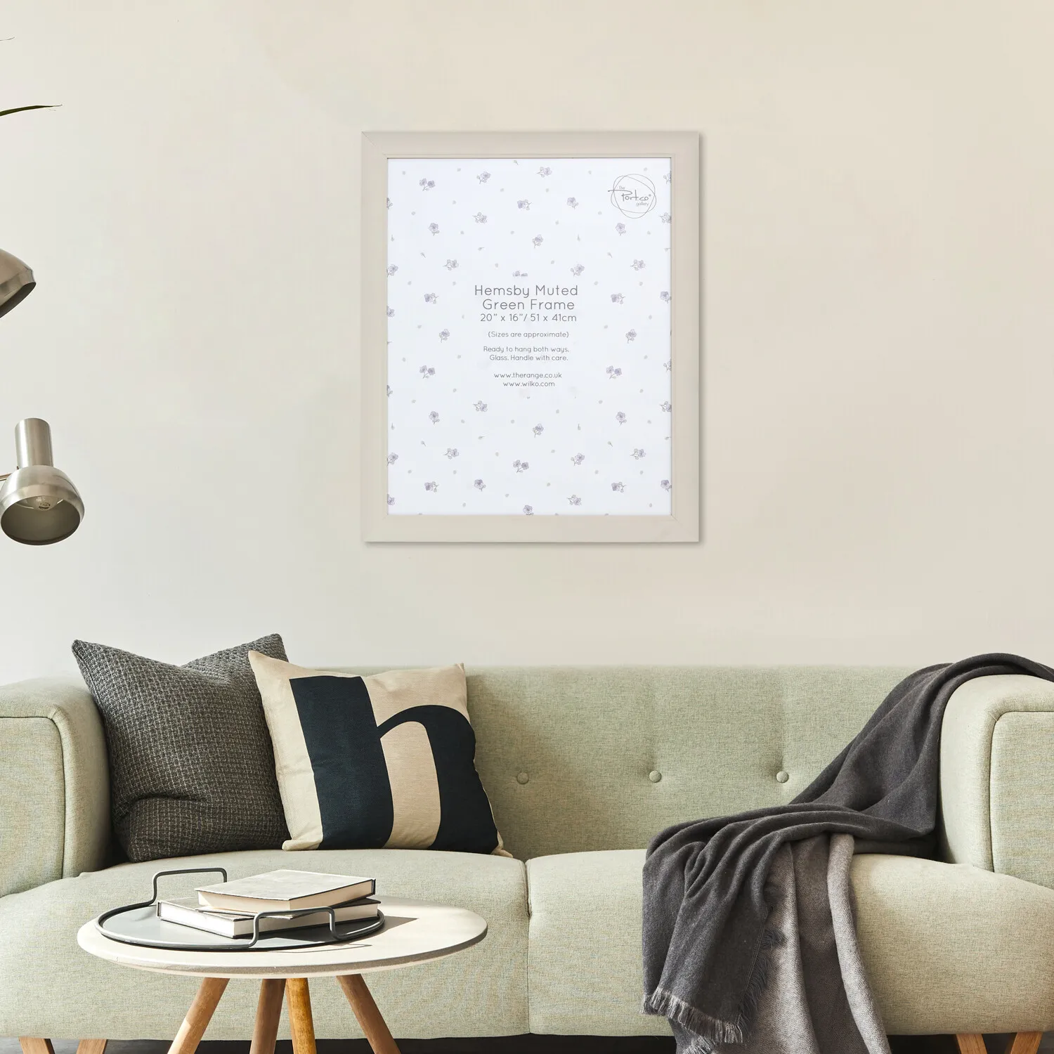 Hemsby Photo Frame - Muted Green