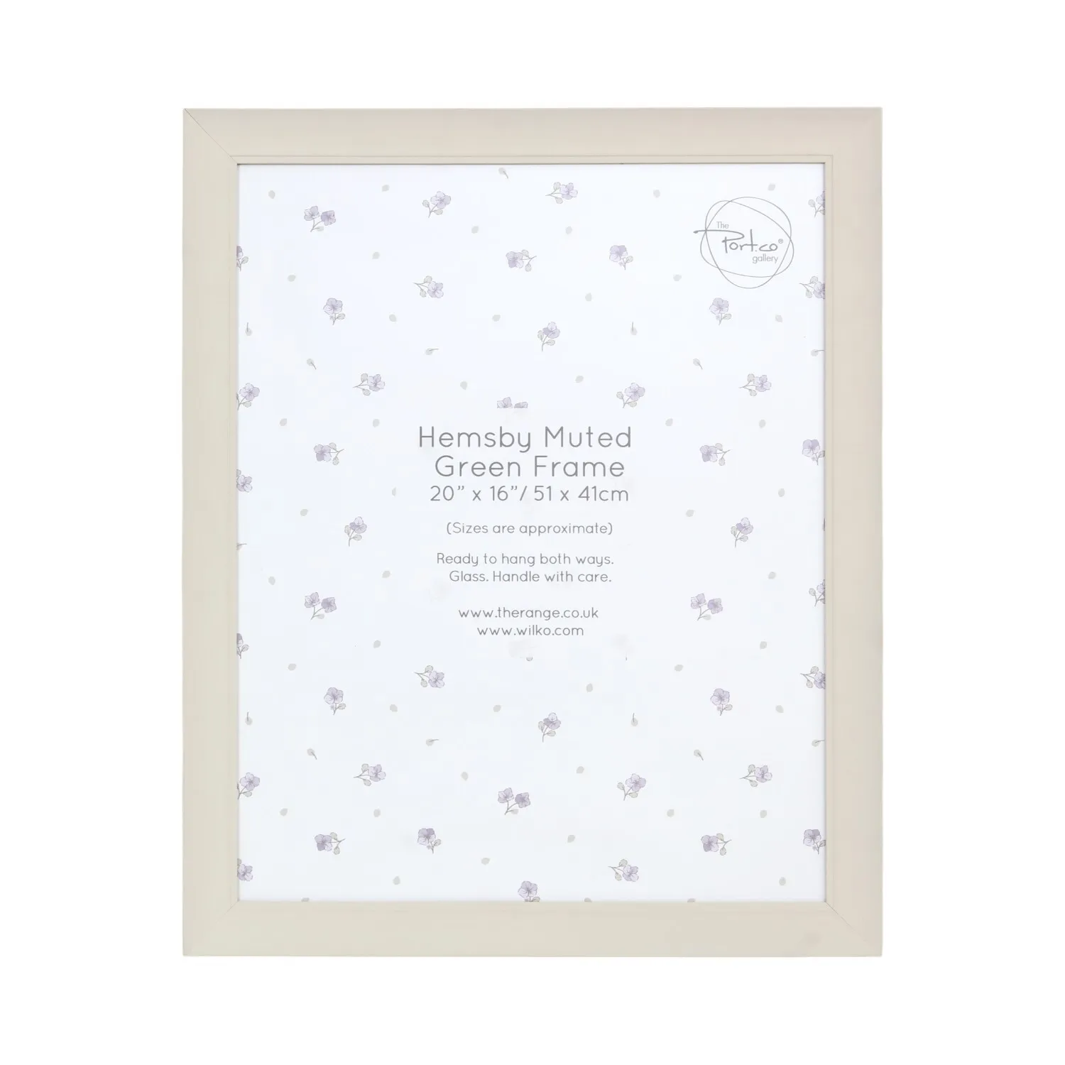 Hemsby Photo Frame - Muted Green