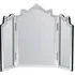 Isabella Trifold Dressing Table Mirror - Silver