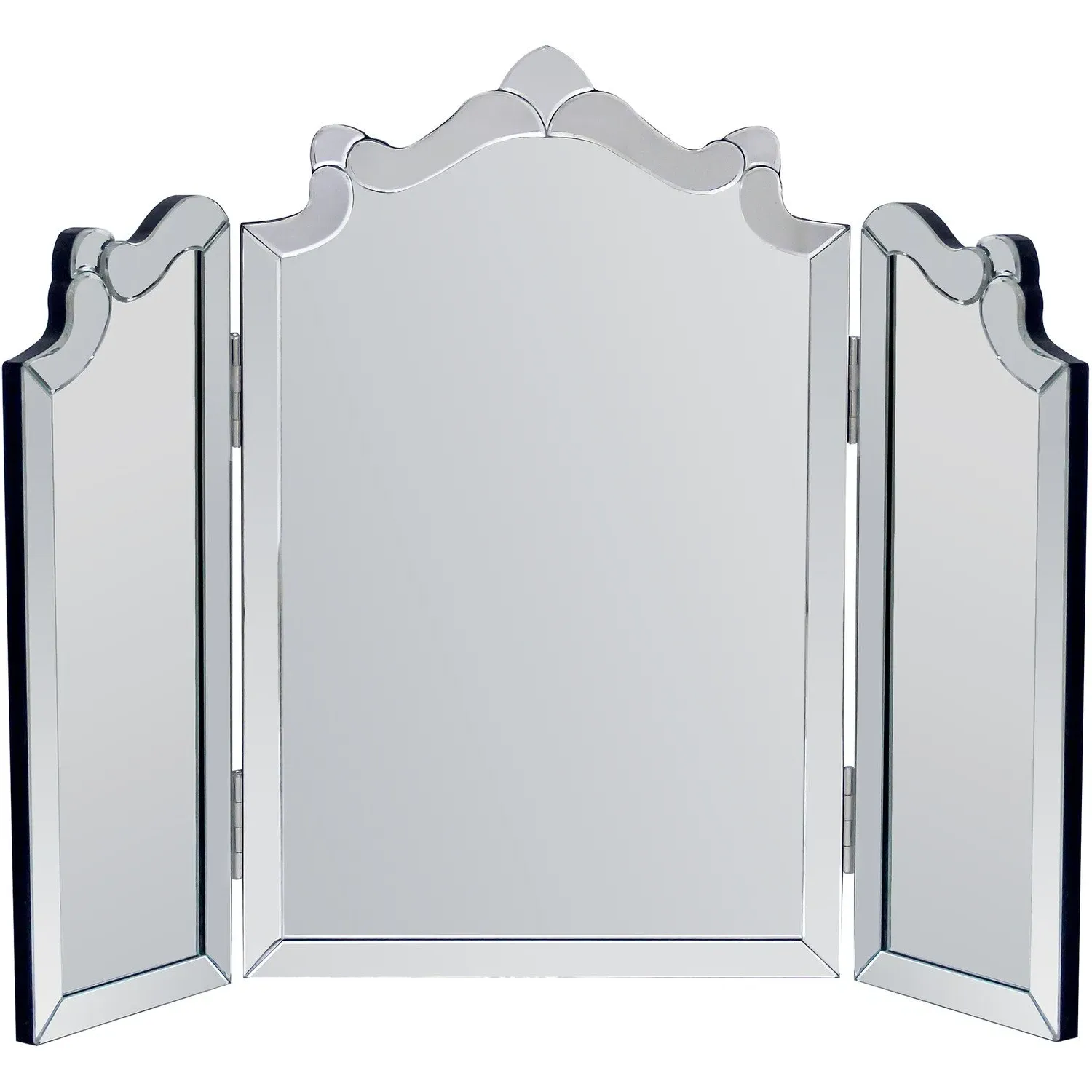 Isabella Trifold Dressing Table Mirror - Silver