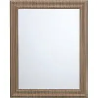 Kalani Brushed Step Wall Mirror - Gold