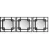 Kensington Mirrors Set of 3 - Black
