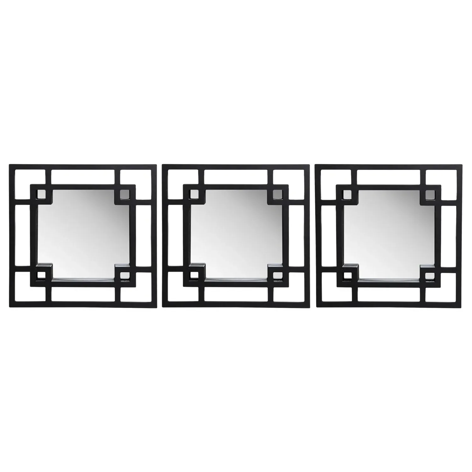 Kensington Mirrors Set of 3 - Black image