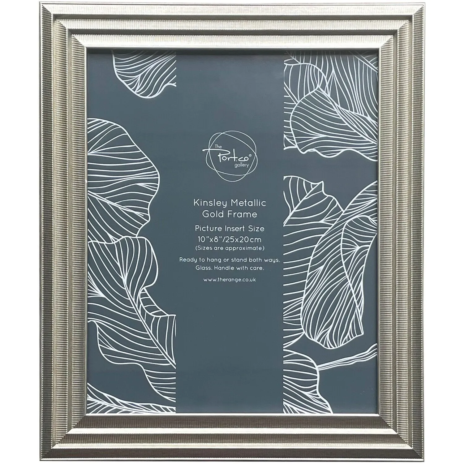 Kinsley 10x8 Photo Frame - Gold, Metallic image