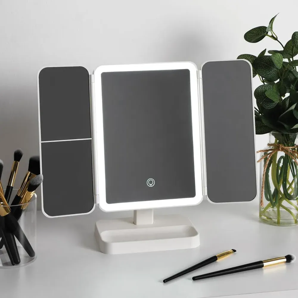 LED Foldable Vanity Mirror