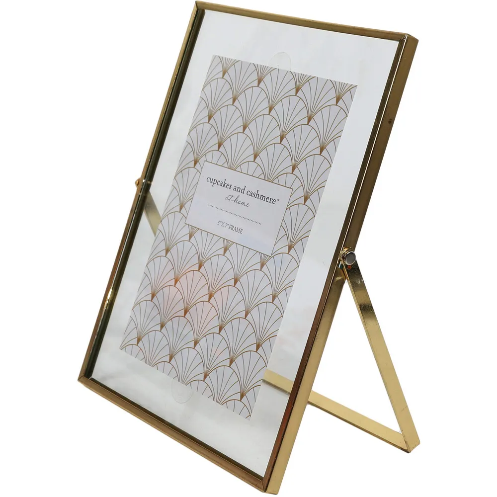 Lyla Easel Photo Frame 5x7 inch - Gold