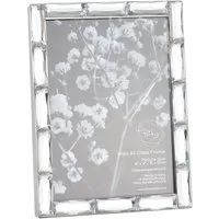 Maia All Glass Photo Frame 6x4 inch - Silver
