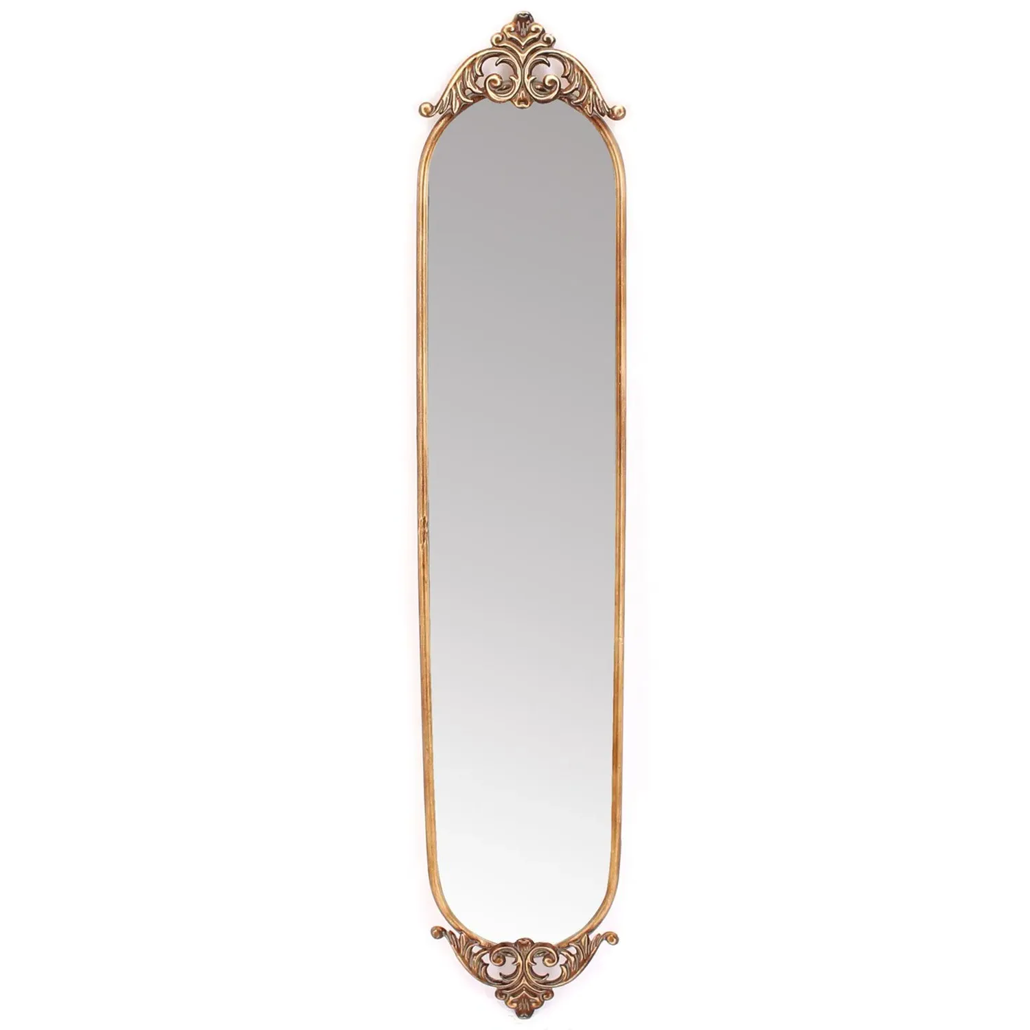 Majestic Oval Wall Mirror - Gold image