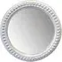 Melton Round Beaded Wall Mirror - White