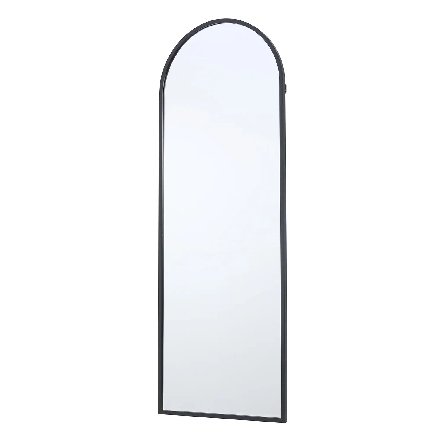 Metal Arch Dress Mirror - Black