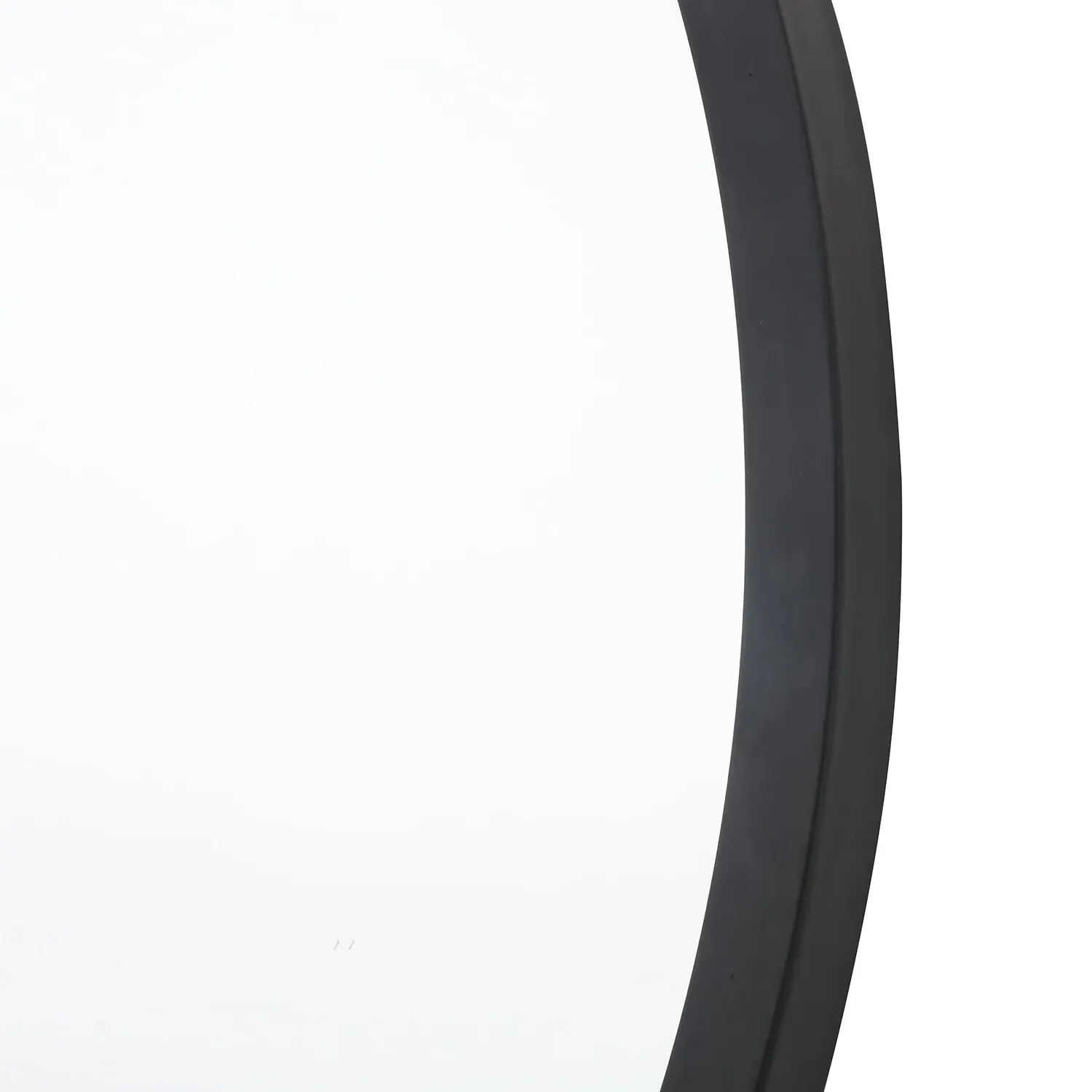 Metal Arch Dress Mirror - Black