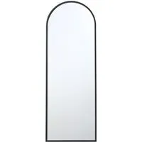 Metal Arch Dress Mirror - Black