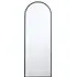 Metal Arch Dress Mirror - Black