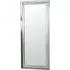 Milana Textured Framed Mirror - Silver