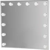 Monroe Bright Hollywood LED Vanity Mirror - Aluminium