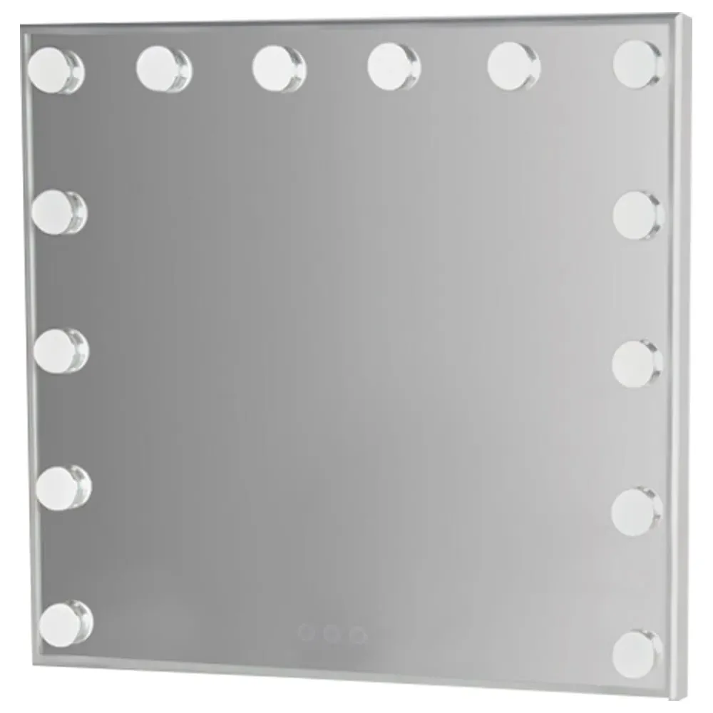 Monroe Bright Hollywood LED Vanity Mirror - Aluminium