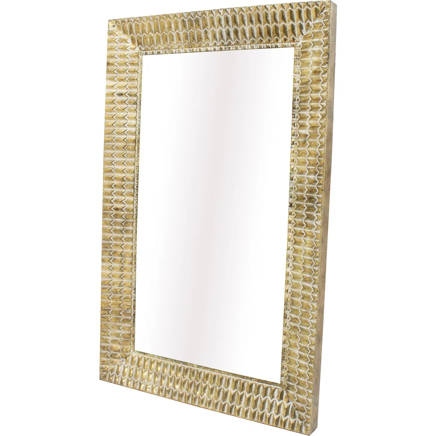 Nadia Angular Mirror - Gold