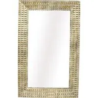 Nadia Angular Mirror - Gold