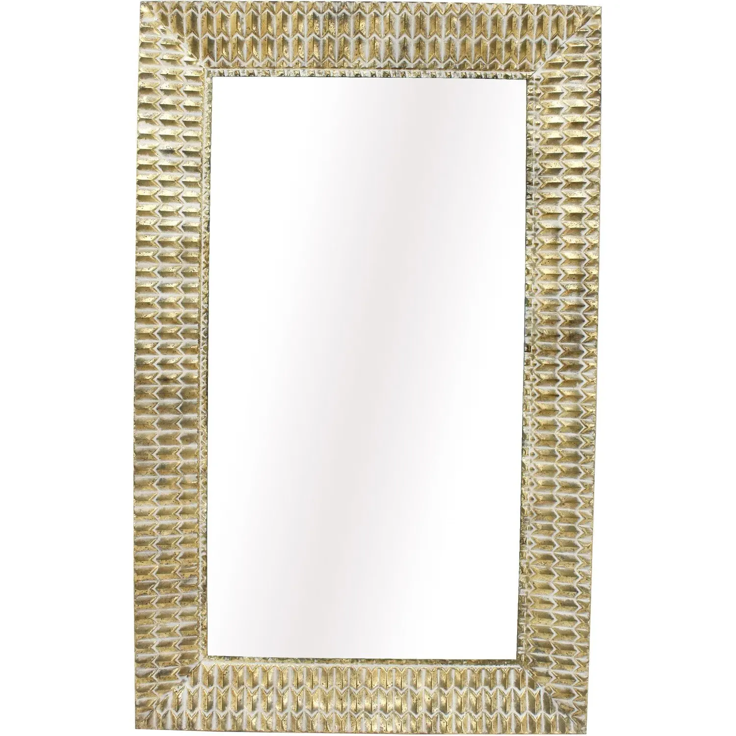 Nadia Angular Mirror - Gold