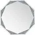 Octagonal LED Mirror with Crystal Effect - Silver, 100cm