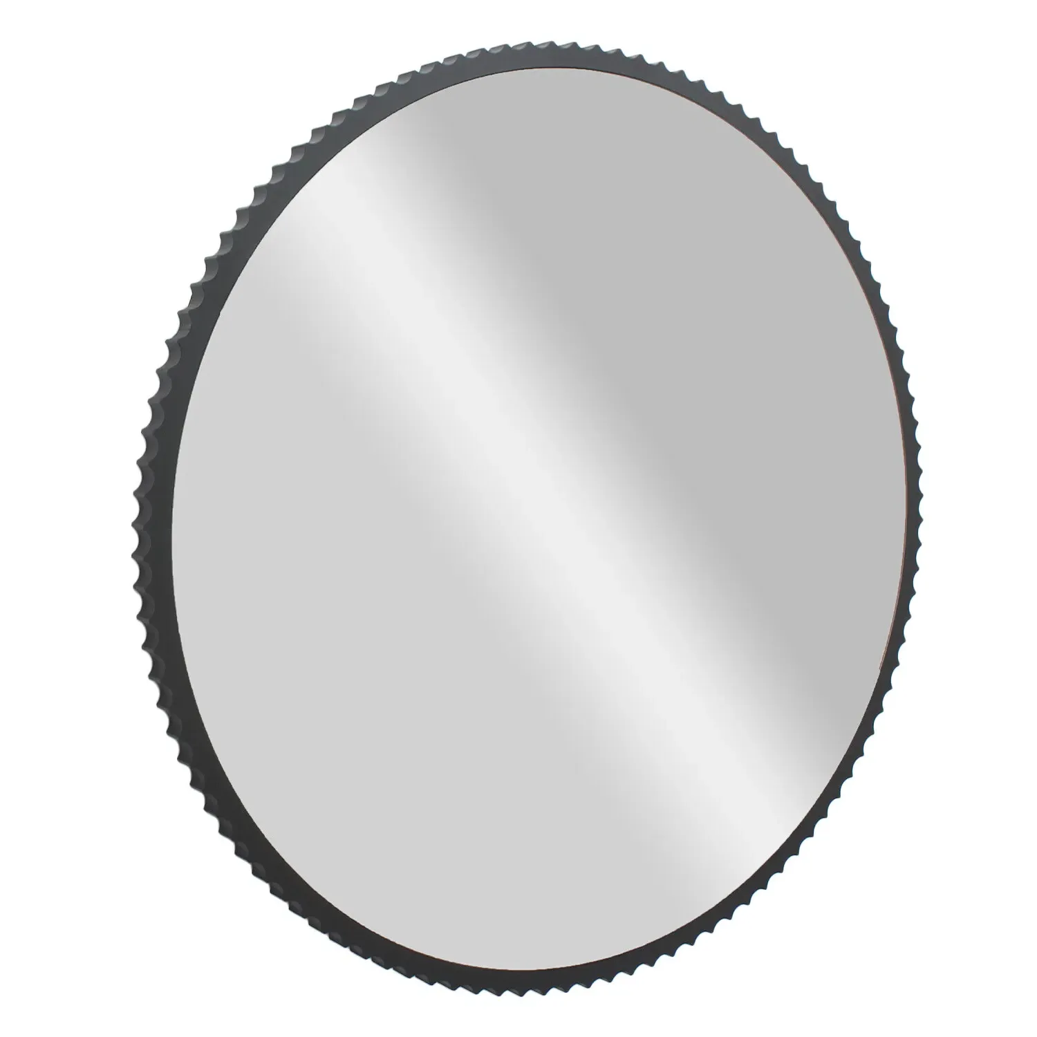 Onyx Cog Mirror - Black
