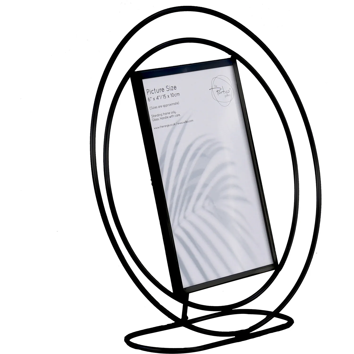 Orbital Round Photo Frame - Metal