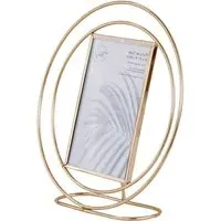 Orbital Round Photo Frame - Metal